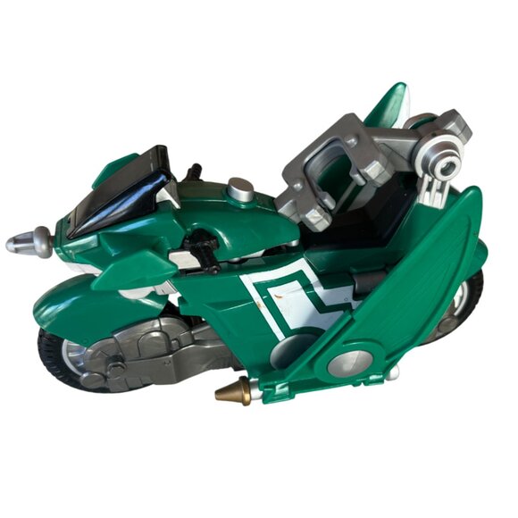 POWER RANGERS Ninja Storm Red & Green Glider Cycle. 2002 BANDAI - Picture 5 of 9